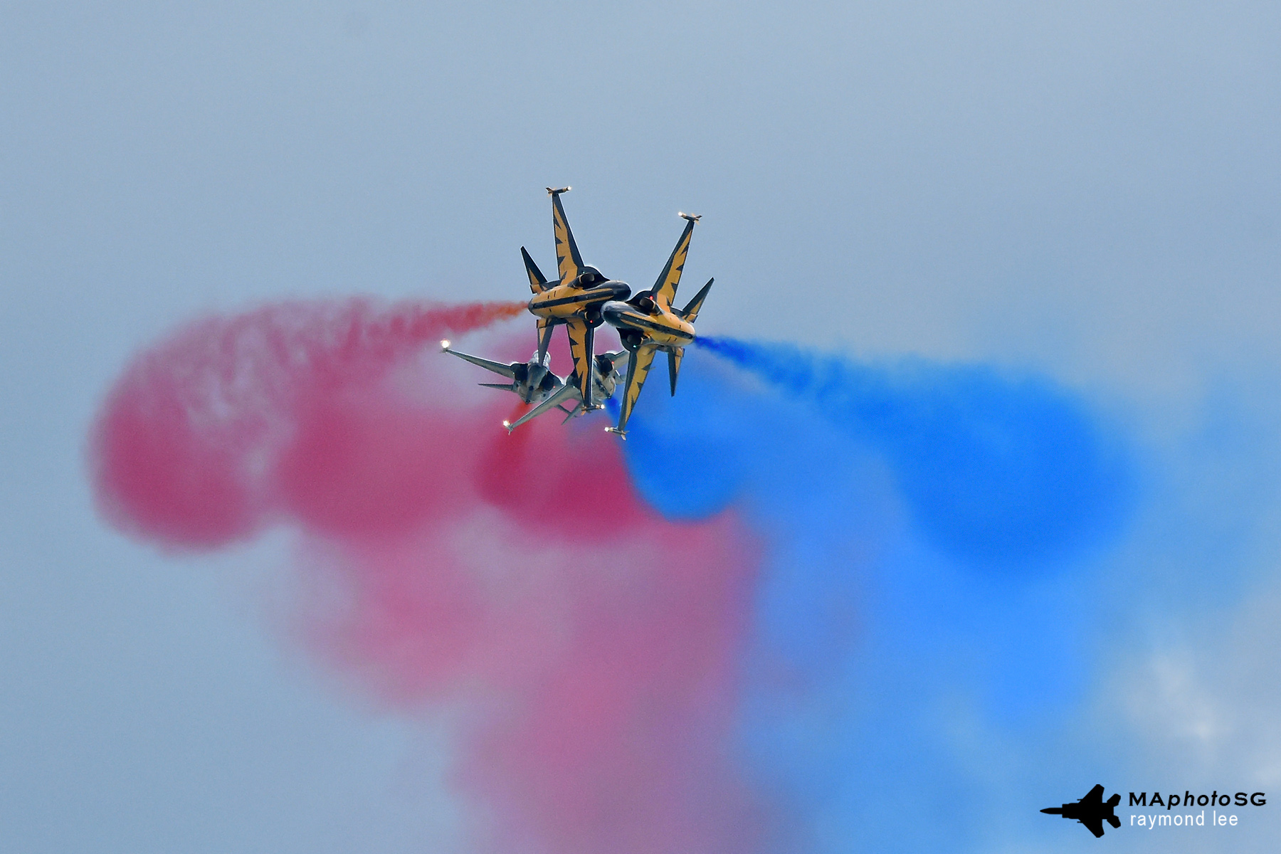 ROKAF Black Eagels in Singapore AirShow 2016