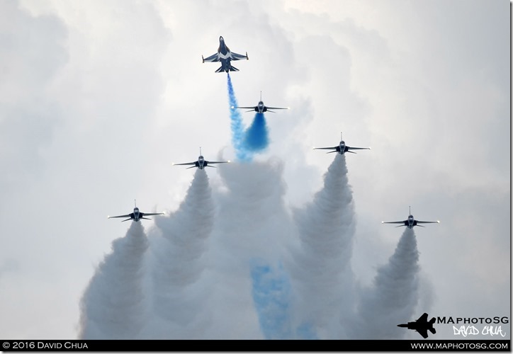 Black Eagle T-50 Goose during Singapore Airshow 2016