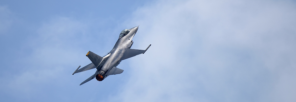 USAF F16C during Singapore Airshow 2016