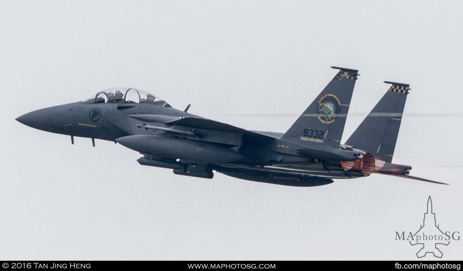 RSAF F-15SG in Bersama Shield 2016