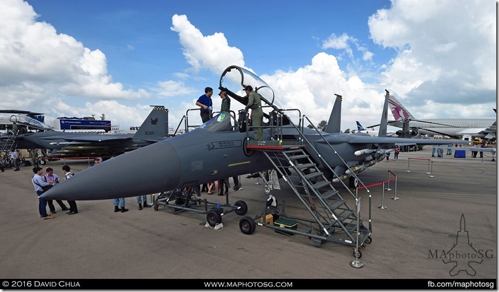 RSAF F-15SG at Static Display Area