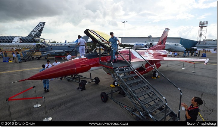 RSAF F-16C in Black Knight Livery