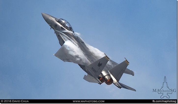 F-15SG Performing a Vertical Climb