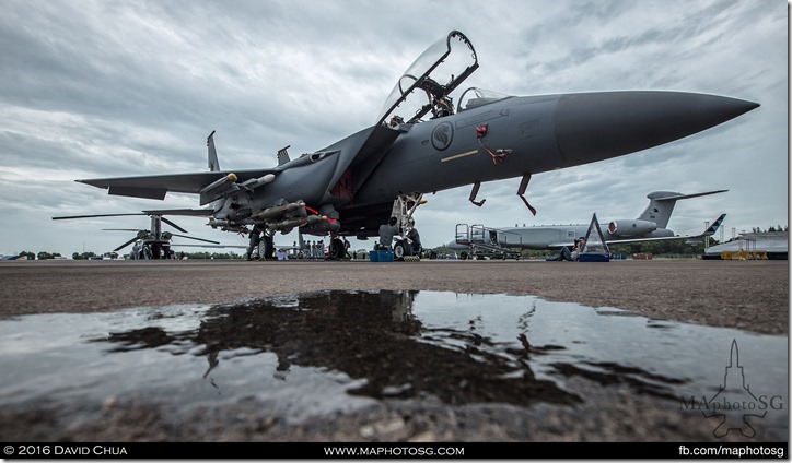 RSAF F-15SG at Static Display Area