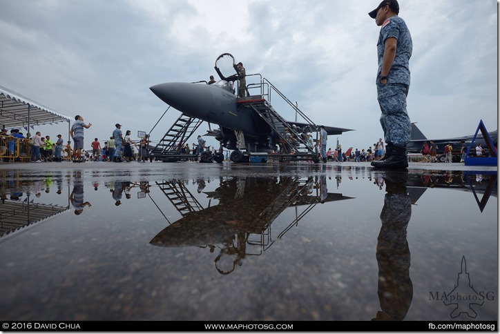 RSAF F-15SG at Static Display Area