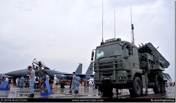 RSAF SPYDER Air Defence System and F-15SG Strike Eagle