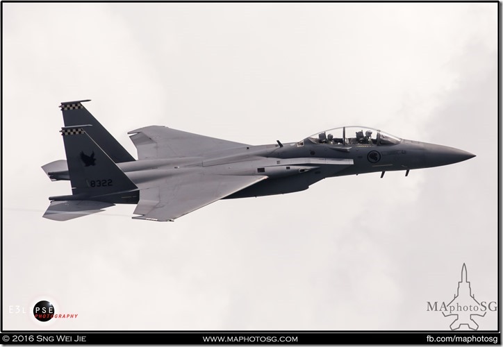F-15SG in Singapore Airshow 2016 Aerial Display