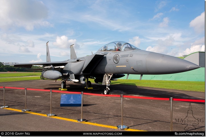 F-15SG Static Display for Visitors to take photos