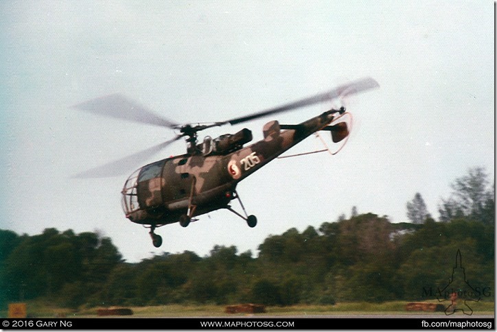 Alouette III, SAF Display, Changi Air Base, June 1975