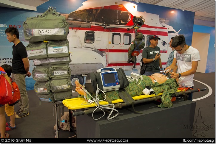 RSAF Humanitarian Assistance and Disaster Relief Missions exhibit.