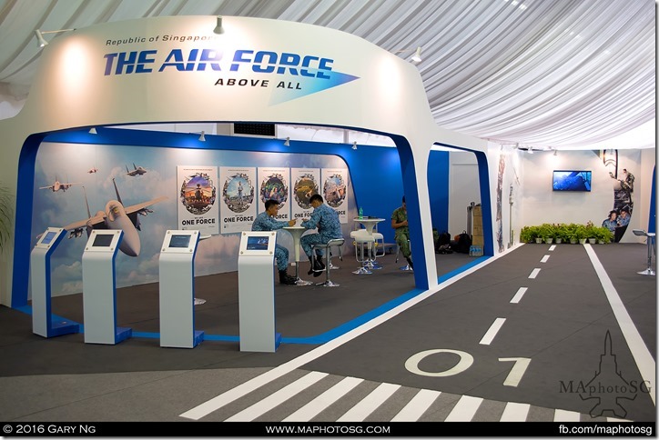 RSAF Recruitment booth