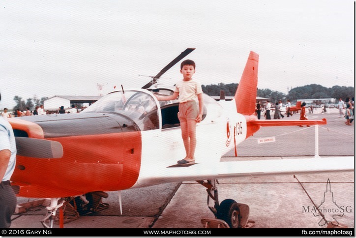 SIAI-Marchetti SF.260 static display, SAF Display, Changi Air Base, June 1978