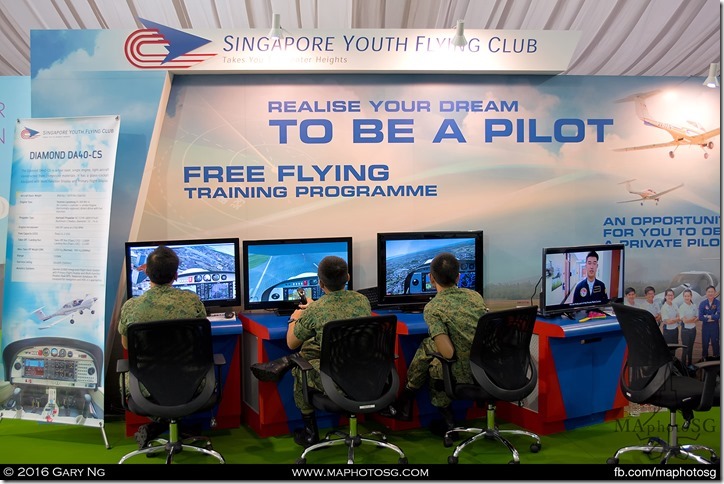 Singapore Youth Flying Club booth