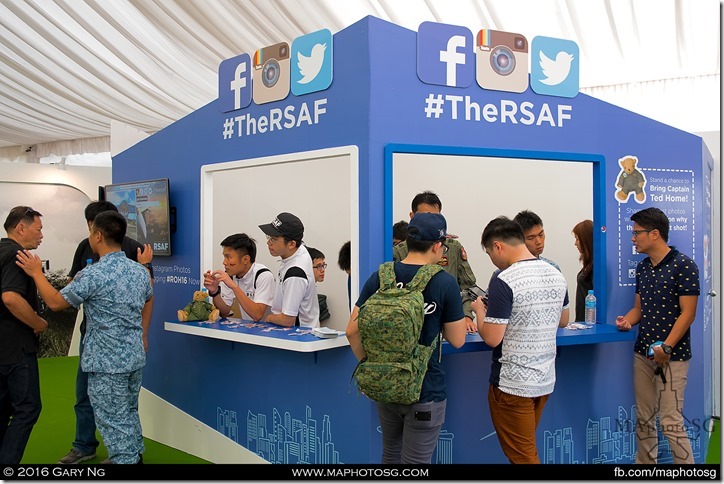 RSAF Social Media booth