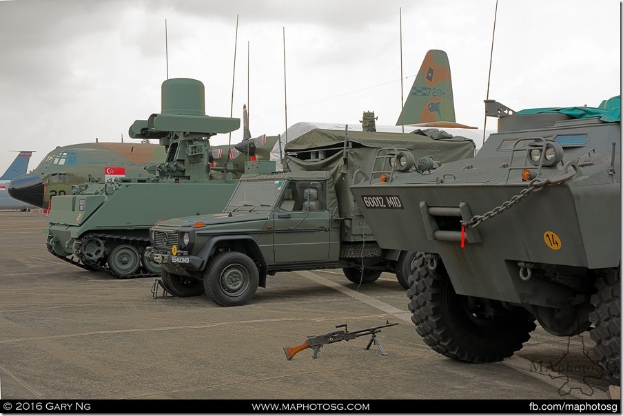 RSAF platforms and GBAD systems at the static display