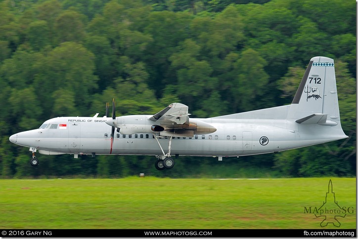 Joyride Fokker 50 Landing