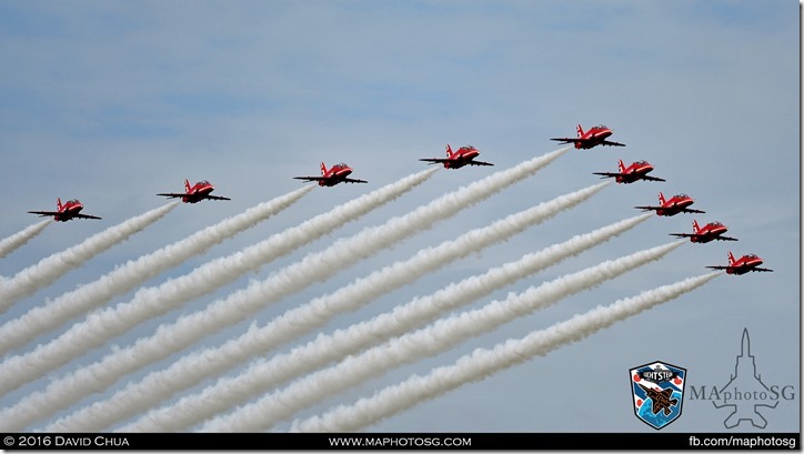 17 - Red Arrows (9 x Bae Hawk T1)