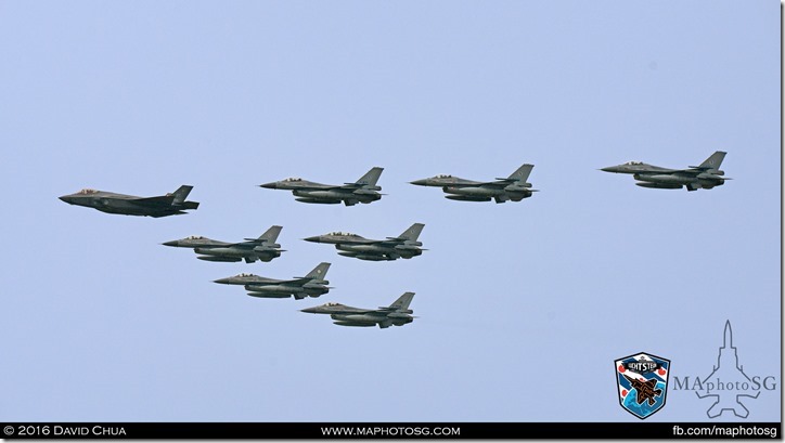 F-35A Leading Fighter Formation