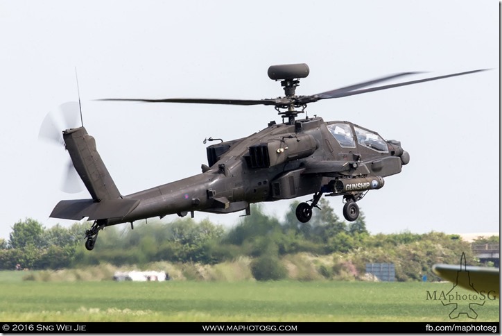 vAugustaWestland Apache AH Mk I of the 3 Regiment Army Air Corps, Wattisham Flying Station