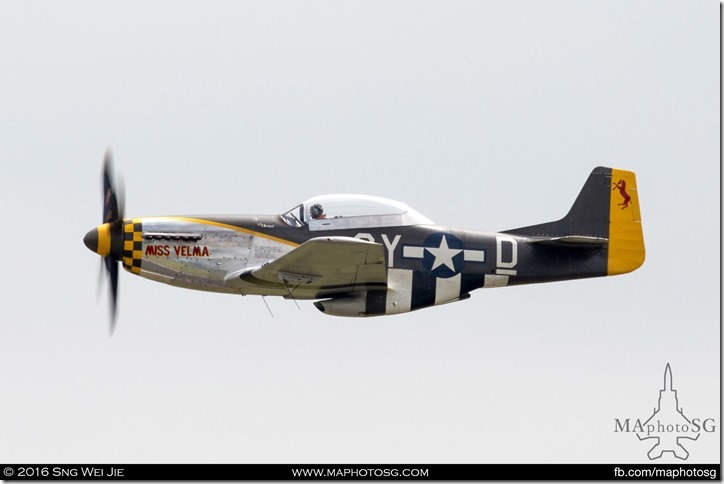 North American TF-51D Mustang Miss Velma