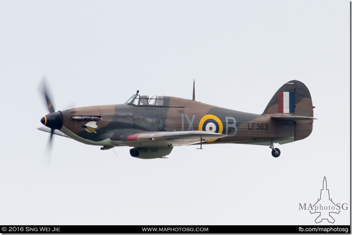 Hawker Hurricane of Battle of Britain Memorial Flight, RAF Coningsby