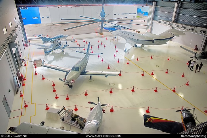 Static Aircraft display at WingsOverAsia building