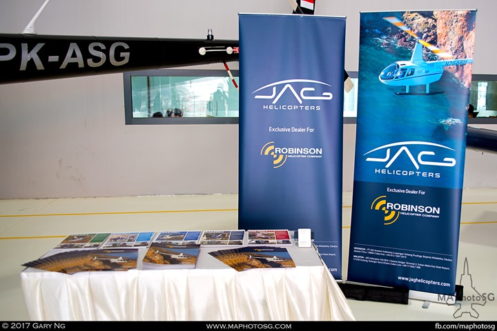 JAG Helicopters booth at WingsOverAsia