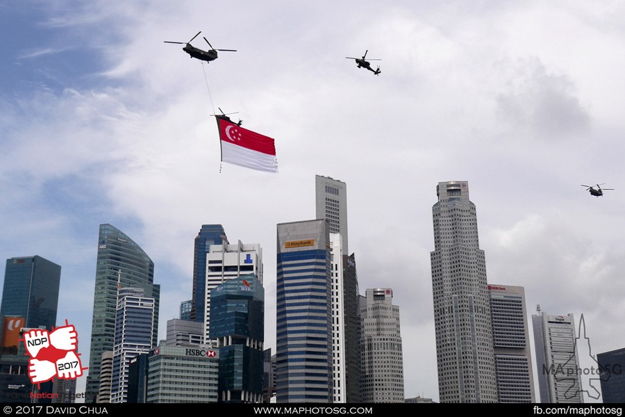 Flag Fly Pass over the CBD