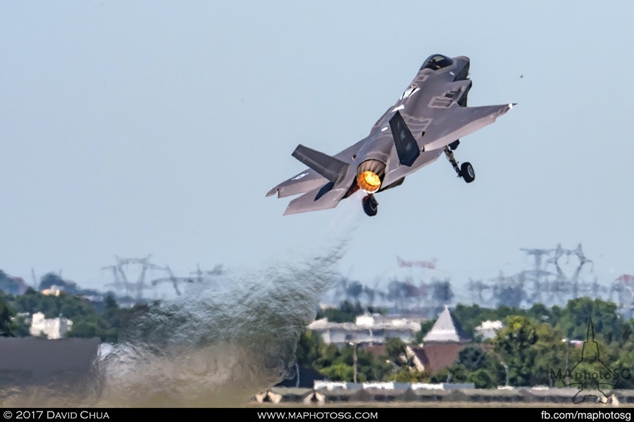 F-35A Maximum Power Takeoff