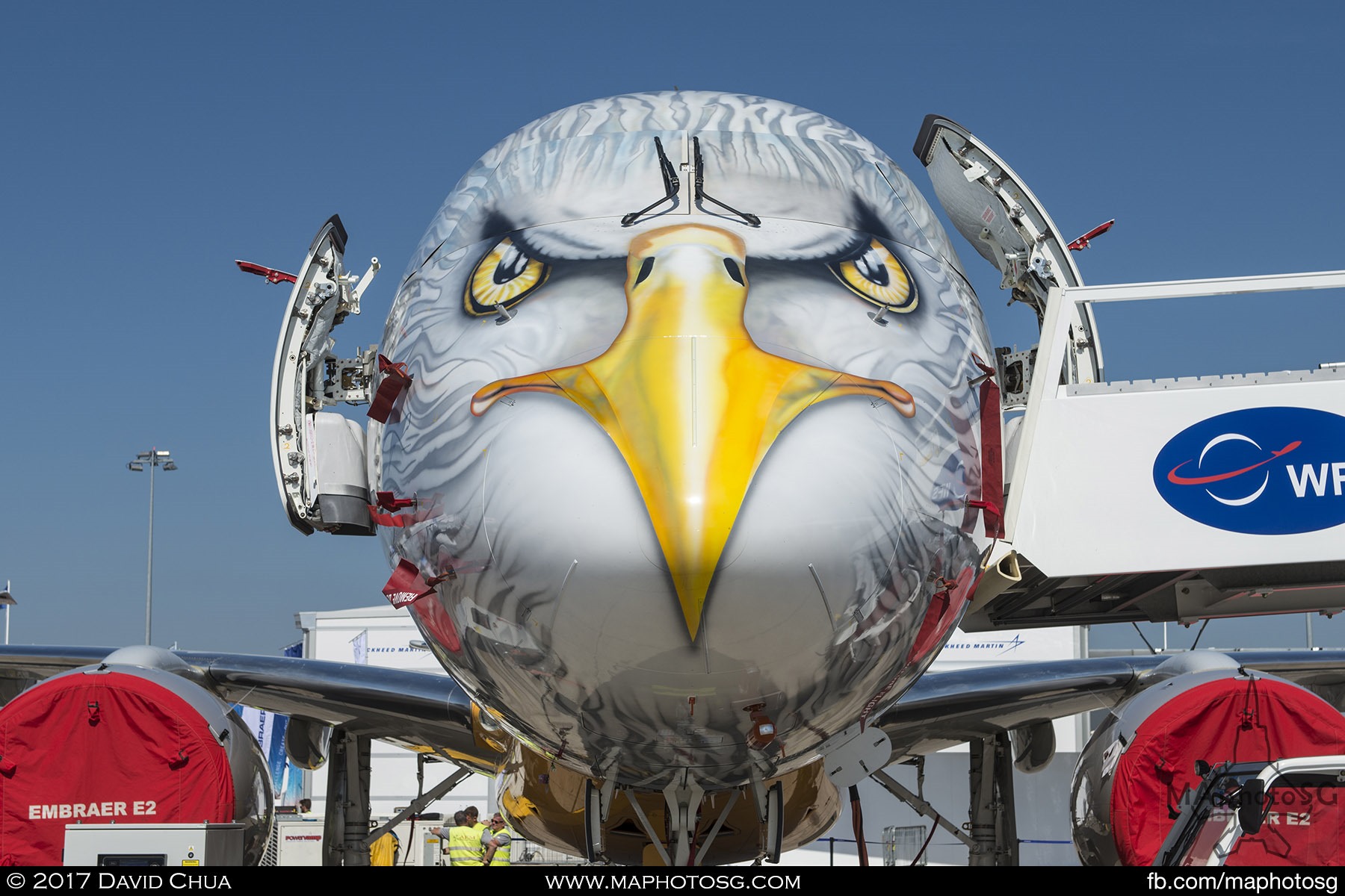 28. Making it’s debut for the show is Embraer’s E195-E2 “Profit Hunter” in Golden Eagle livery. This is the largest pane Embraer has ever built and the company says that it is very cheap to operate, light weight and they believe airlines will be able to generate extra revenue from it. Thats why it is called the profit hunter.