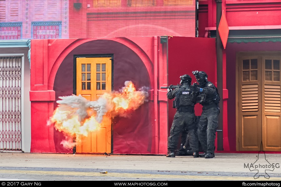 Army Open House 2017 at F1 Pit - Dynamic Defence Display (D3) Show