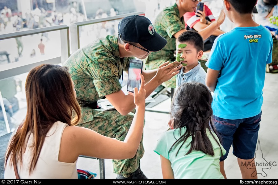 Army Open House 2017 at F1 Pit - Kids Zone