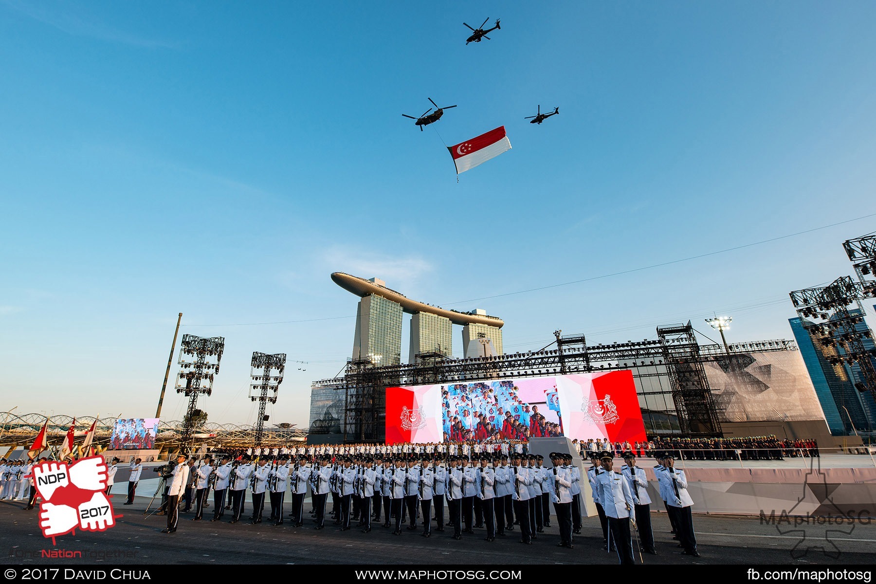 20. National Anthem and the State Flag flypass.