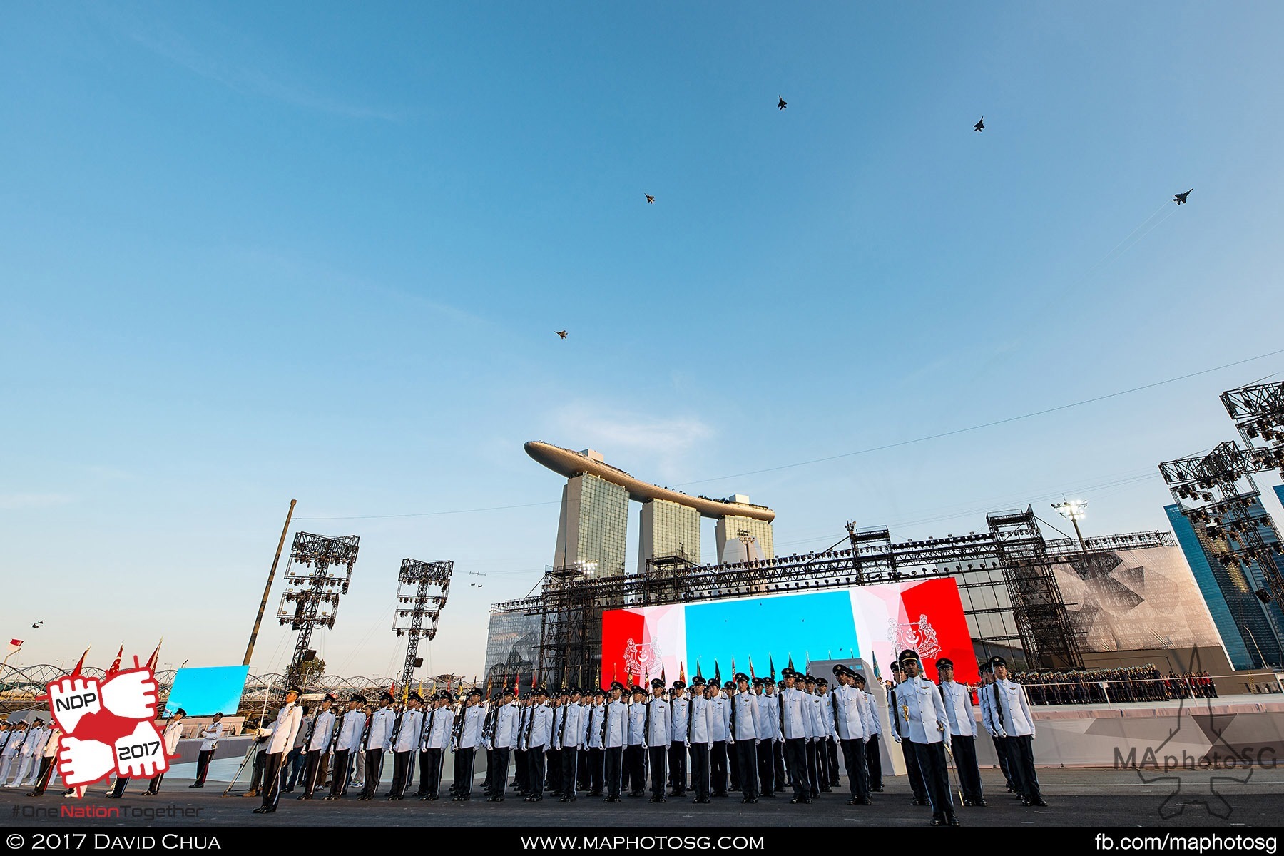 25. Salute to the Nation by five Republic of Singapore Air Force F-15SG and Guard of Honor contingent.