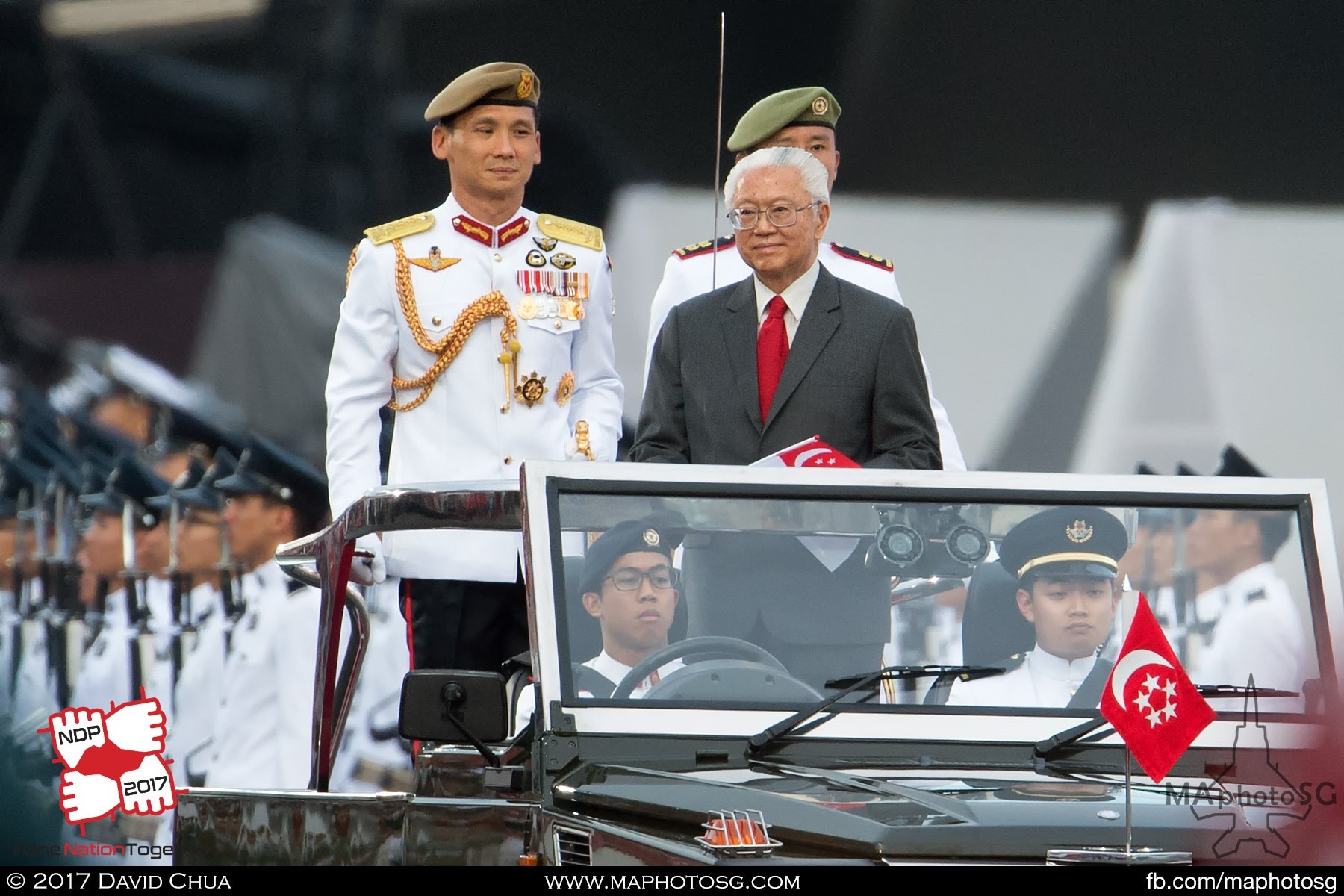 27. President Tony Tan Keng Yam and Chief of Defence Force LG Perry Lim.