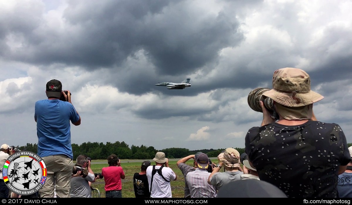 20. All lenses were trained on the 2 French Air Force Mirage 2000s as they made multiple low passes.