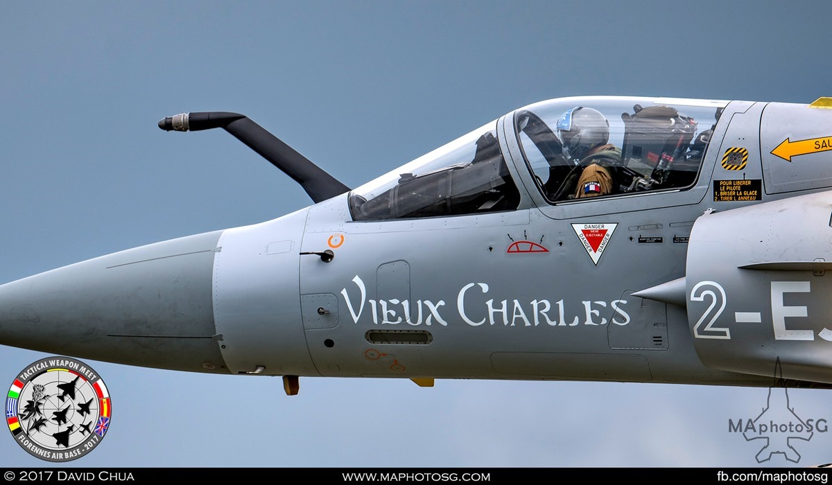 22. Close up of the French Air Force Mirage 2000-5F (2-EJ) from EC 1/2 “Storks”.