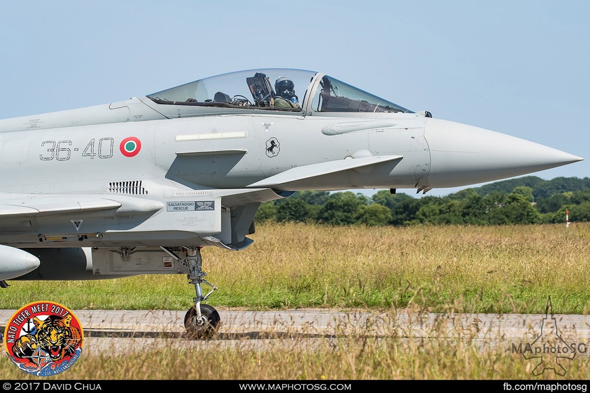 Italian Air Force XII Gruppo  EF-2000 Typhoon (36-40)