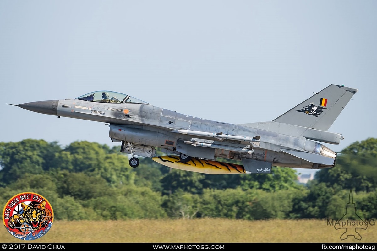 Belgium Air Force 31 Squadron F-16A MLU Fighting Falcon (FA-106)