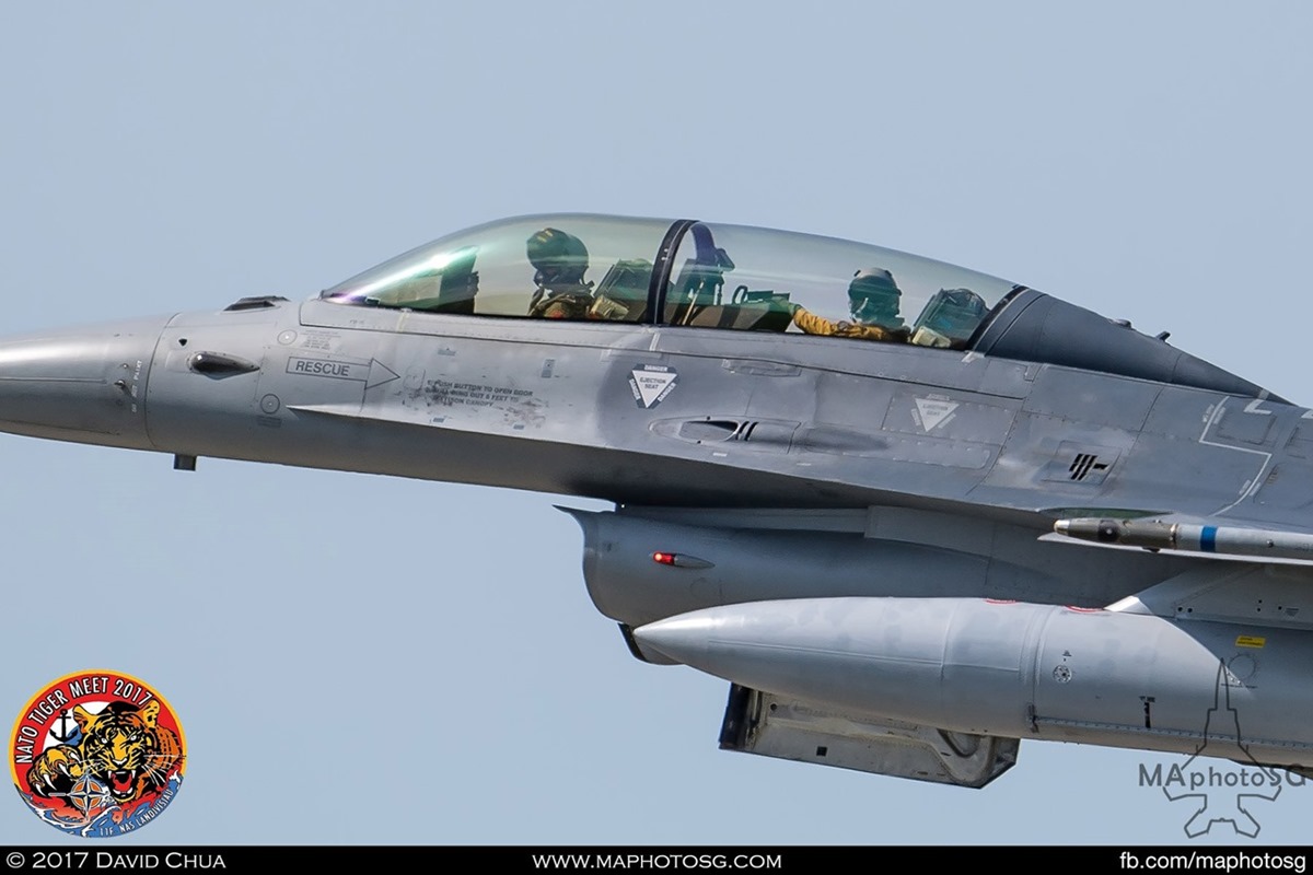 Belgium Air Force 31 Squadron F-16B MLU Fighting Falcon (FB-15)