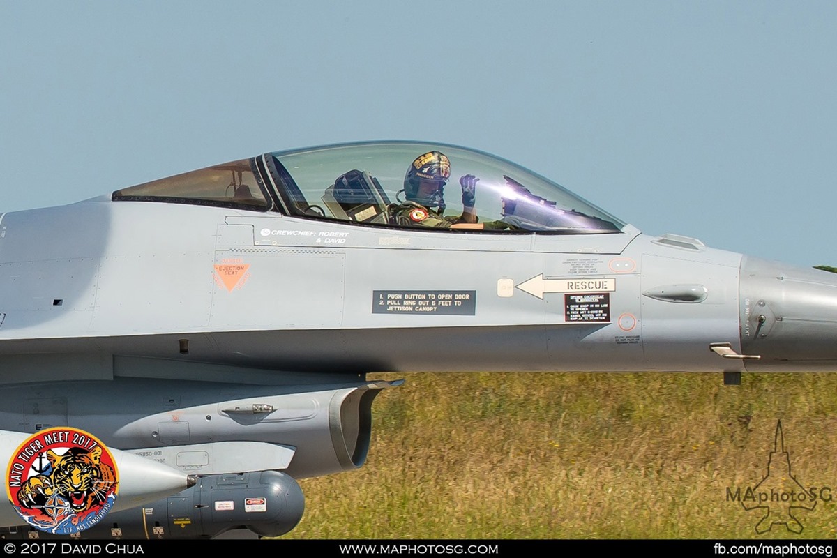 Royal Netherlands Air Force 313 Squadron F-16A MLU Fighting Falcon (J-001)