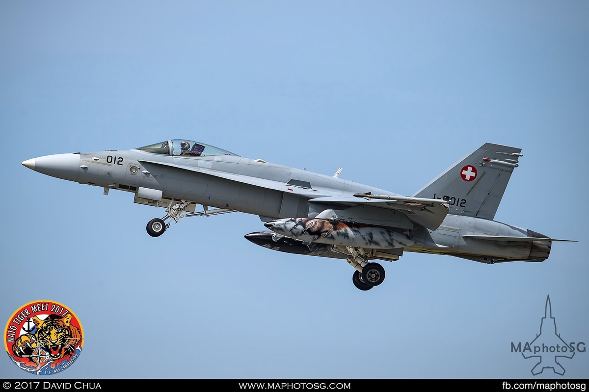 Swiss Air Force Fliegerstaffel 11 F/A-18C Hornet (J-5012)