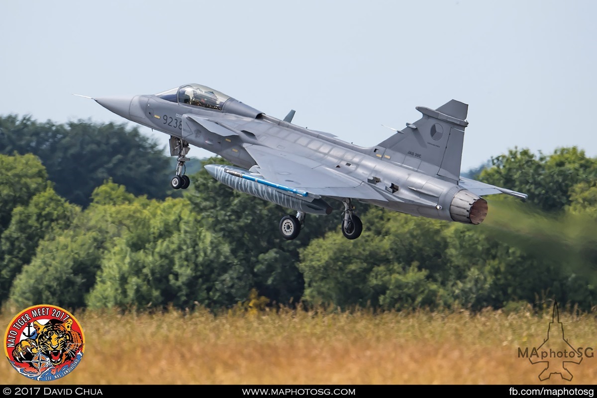 Czech Air Force 211 Taktcká Letka JAS-39C Gripen (9238)