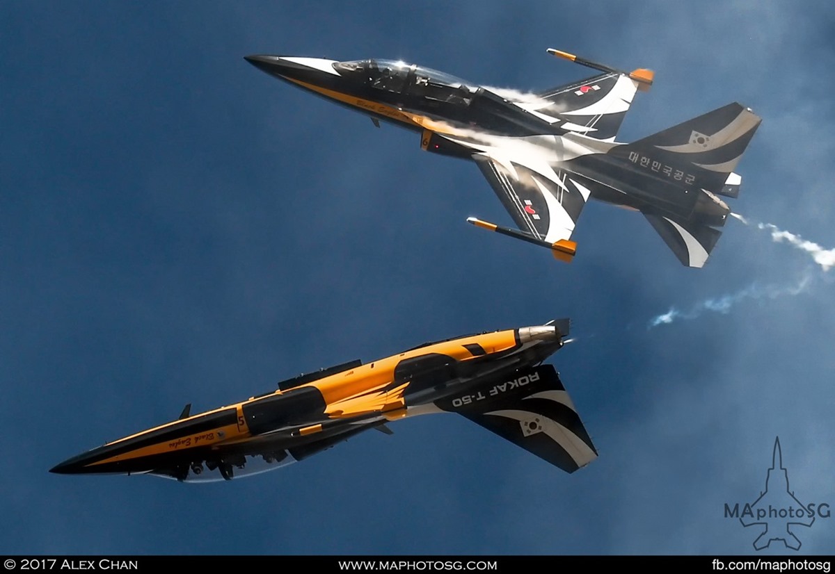 ROKAF Black Eagles performance at LIMA 2017