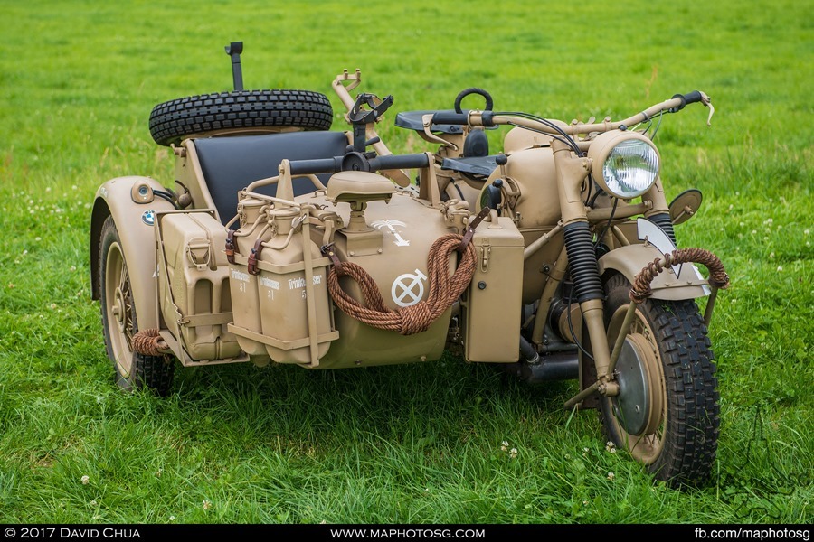 BMW R75 motorcycle with Sidecar