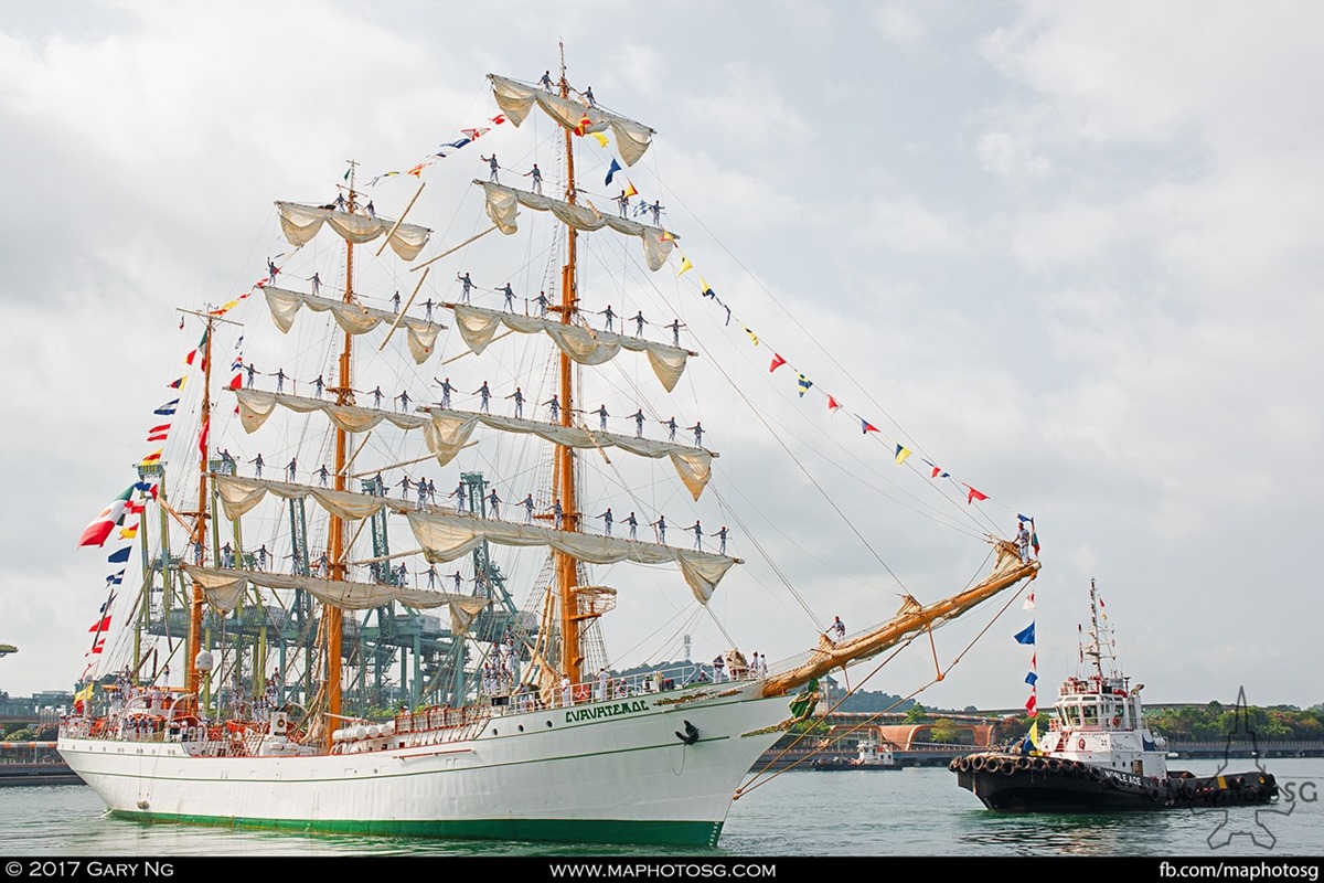 The Mexican Navy’s Tall Ship ARM Cuauhtémoc made a stopover in Singapore as part of its 9½-month Centenary of the Constitution voyage