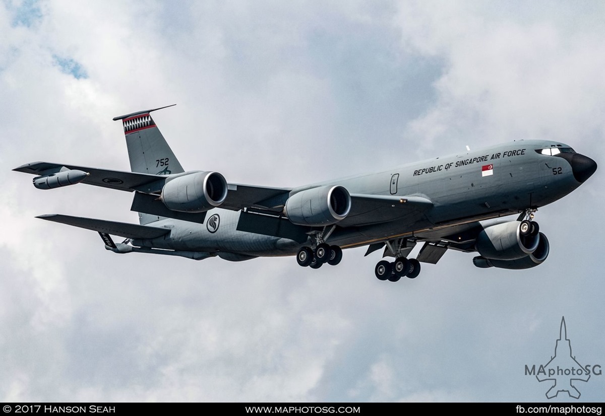 RSAF KC-135R Stratotanker supporting the Top Ace Challenge 2017