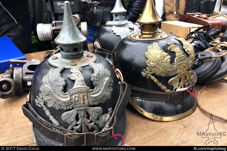 World War I era helmets