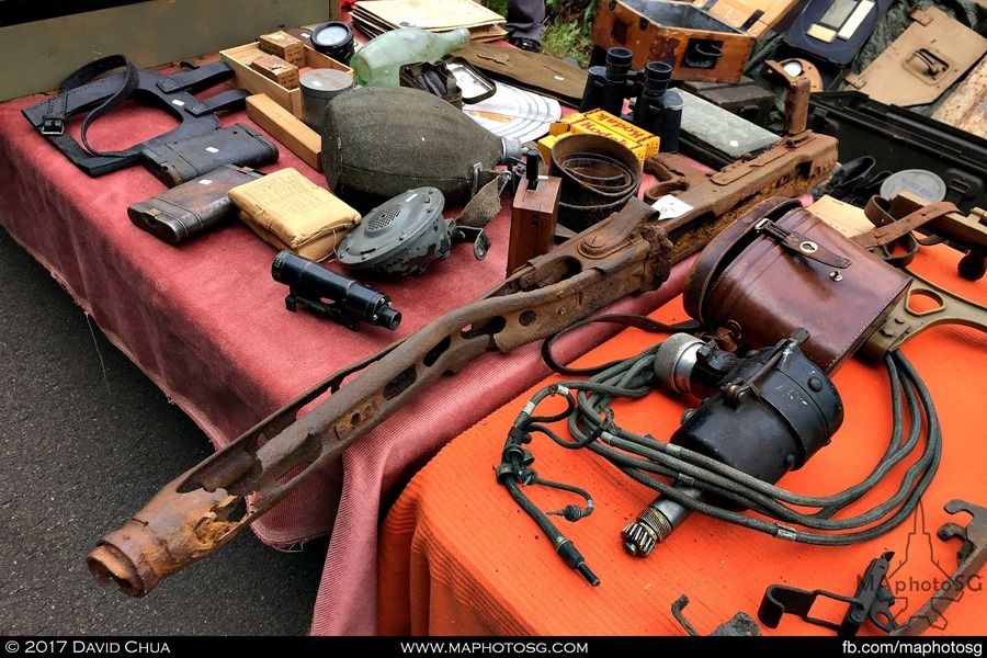 Totally rusted MG42 waiting for someone to pick it up