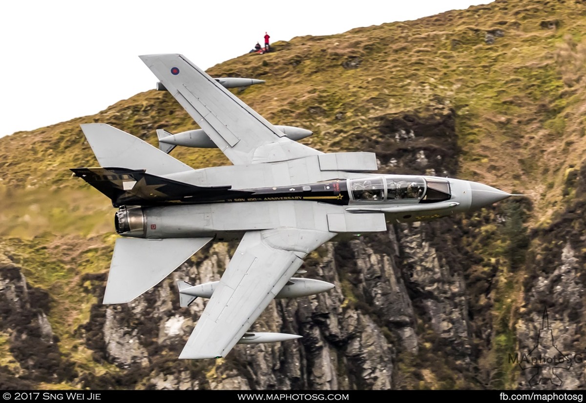 RAF Tornado GR4 ZA548/ 040 "31 Squadron 100th Anniversary" in the Loop